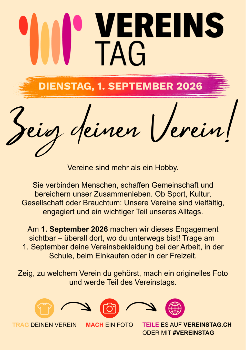 Flyer Vereinstag